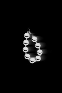Bracelet - Perles Pierres Fines Onyx + Howlite BAM