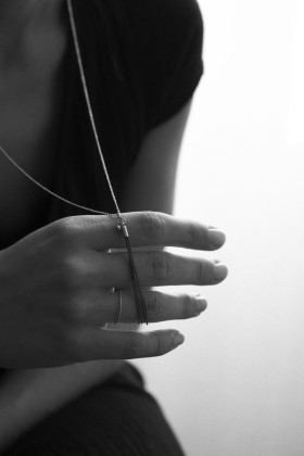 Sautoir - Chaîne jaseron + Pendentif Pompon Plaqué Or SONAGI