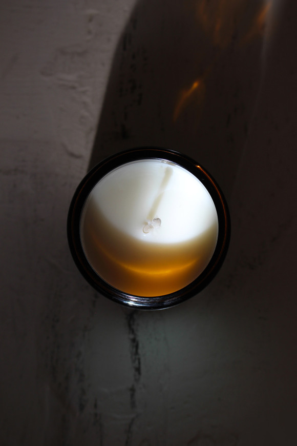 Bougie à la cire de soja et noix de coco parfumée ONDE